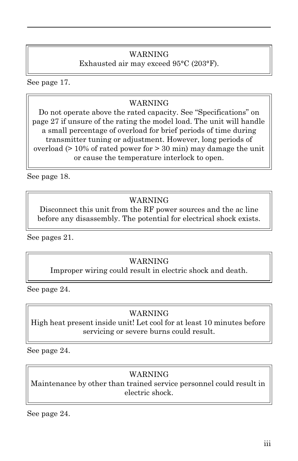 Bird Technologies DA40 UHF Series-Manual User Manual | Page 5 / 47