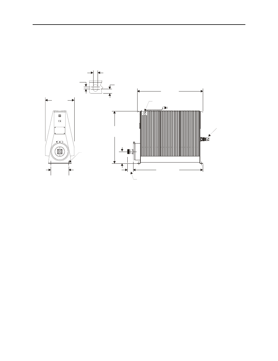 Figure 1 bird 8860 series outline drawing | Bird Technologies 8865SC13-Manual User Manual | Page 12 / 28