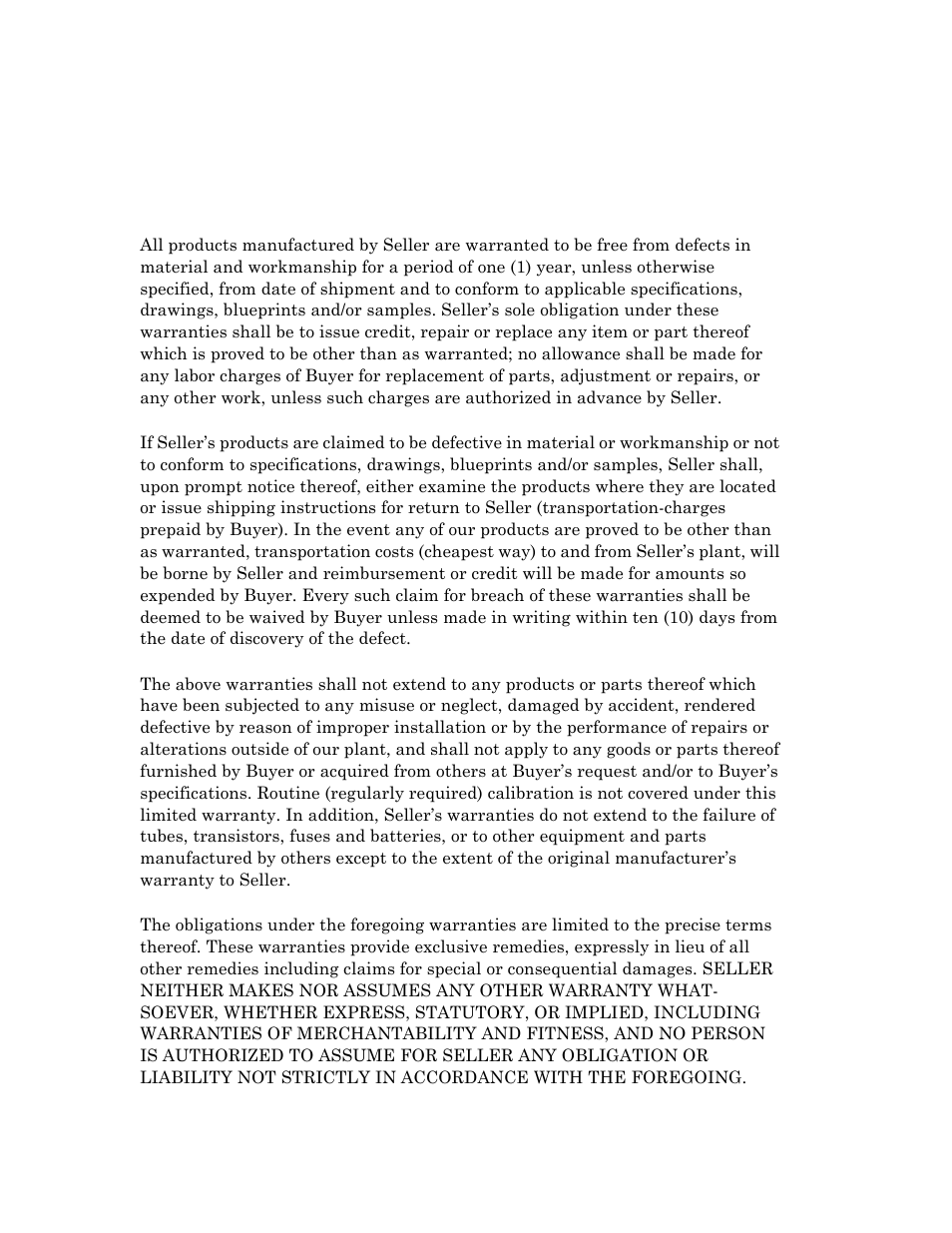 Limited warranty | Bird Technologies 8865SC13-Manual User Manual | Page 28 / 28