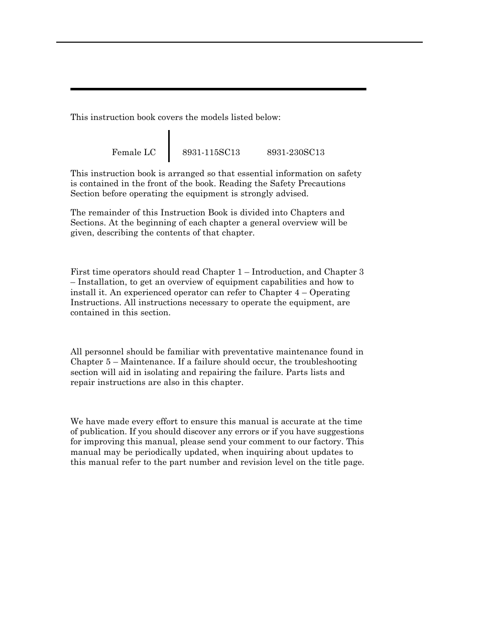 About this manual | Bird Technologies 8931-230SC13-Manual User Manual | Page 8 / 34