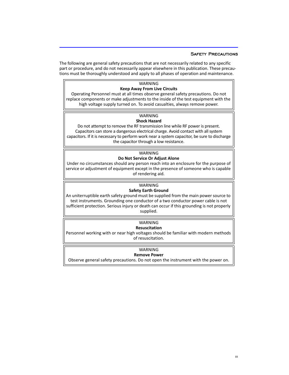 Safety precautions | Bird Technologies BDS-Manual User Manual | Page 3 / 98