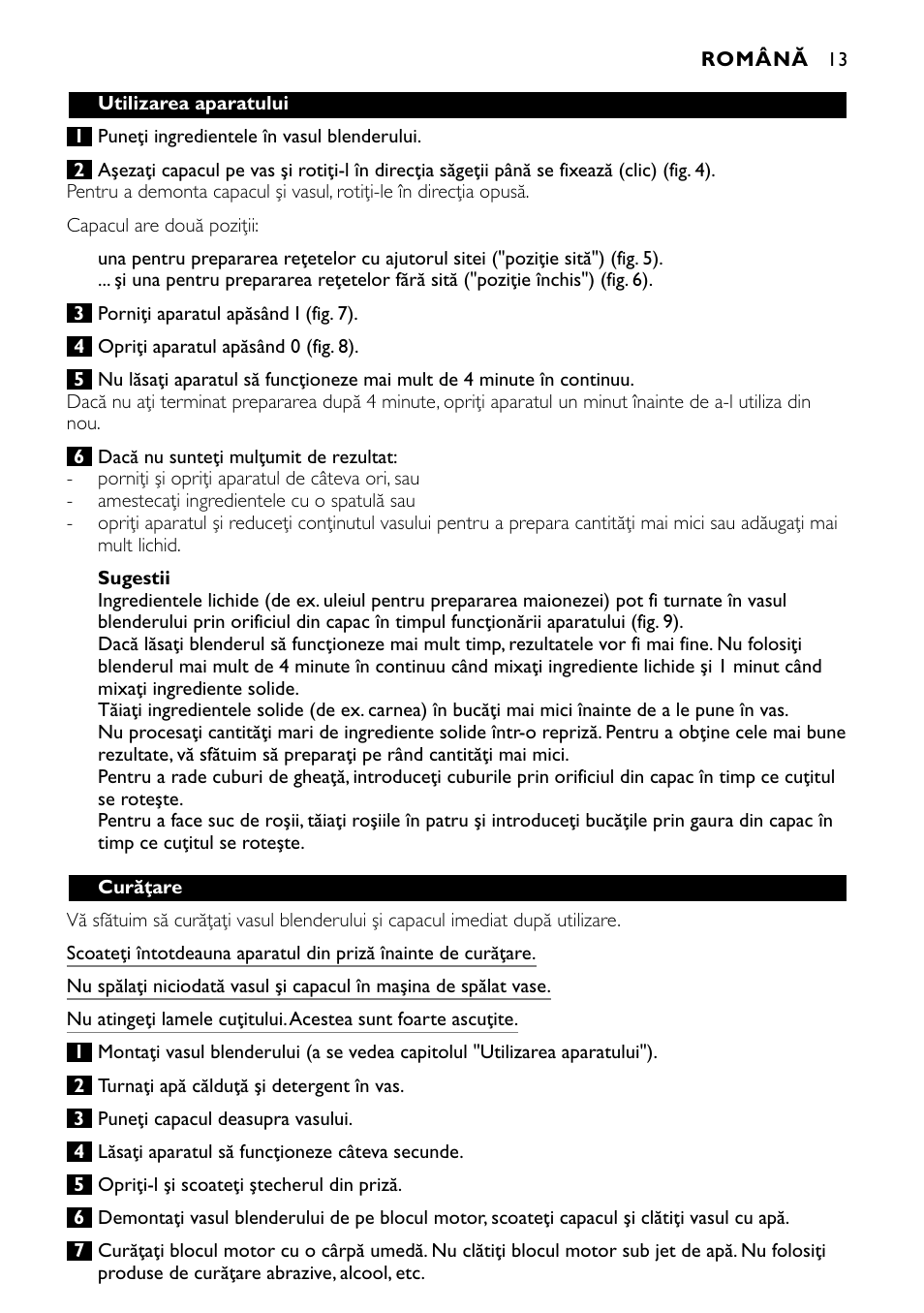 Philips HR1700 User Manual | Page 13 / 56