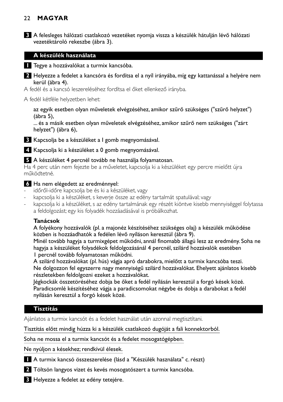 Philips HR1700 User Manual | Page 22 / 56