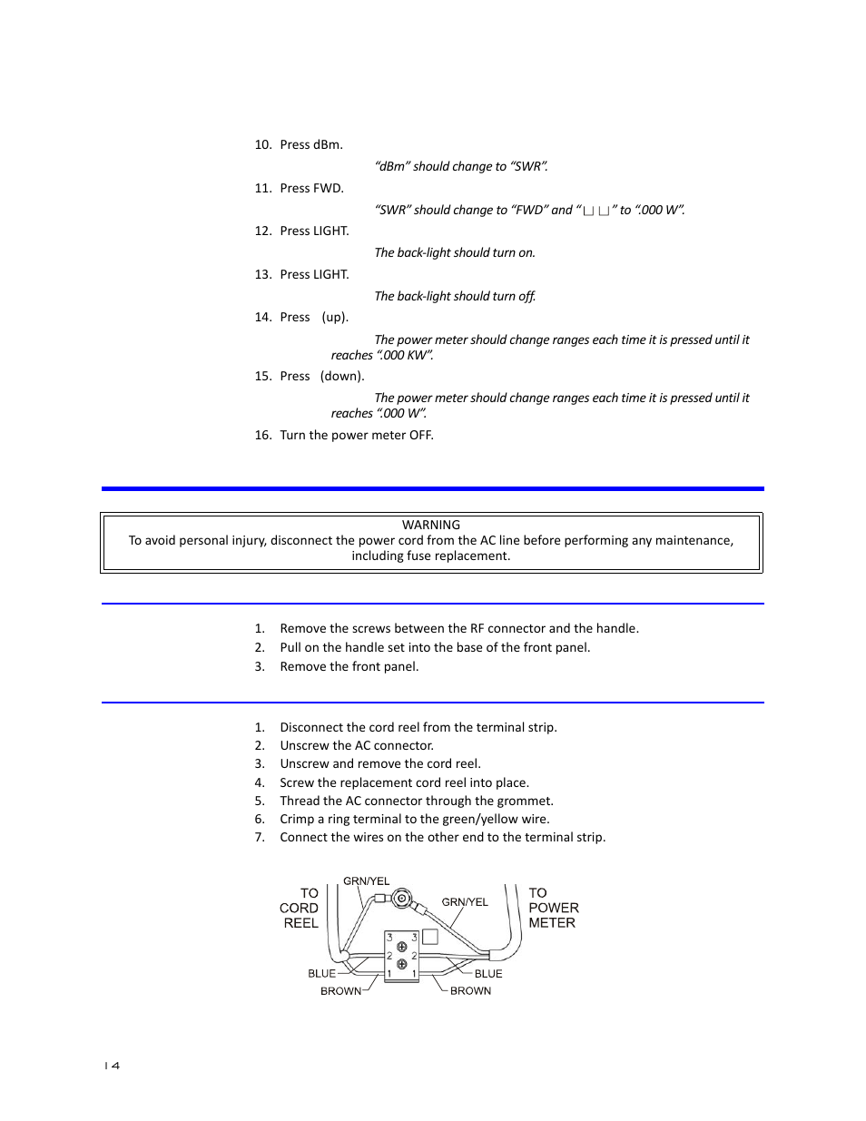 Bird Technologies SCC7 Series-Manual User Manual | Page 28 / 45