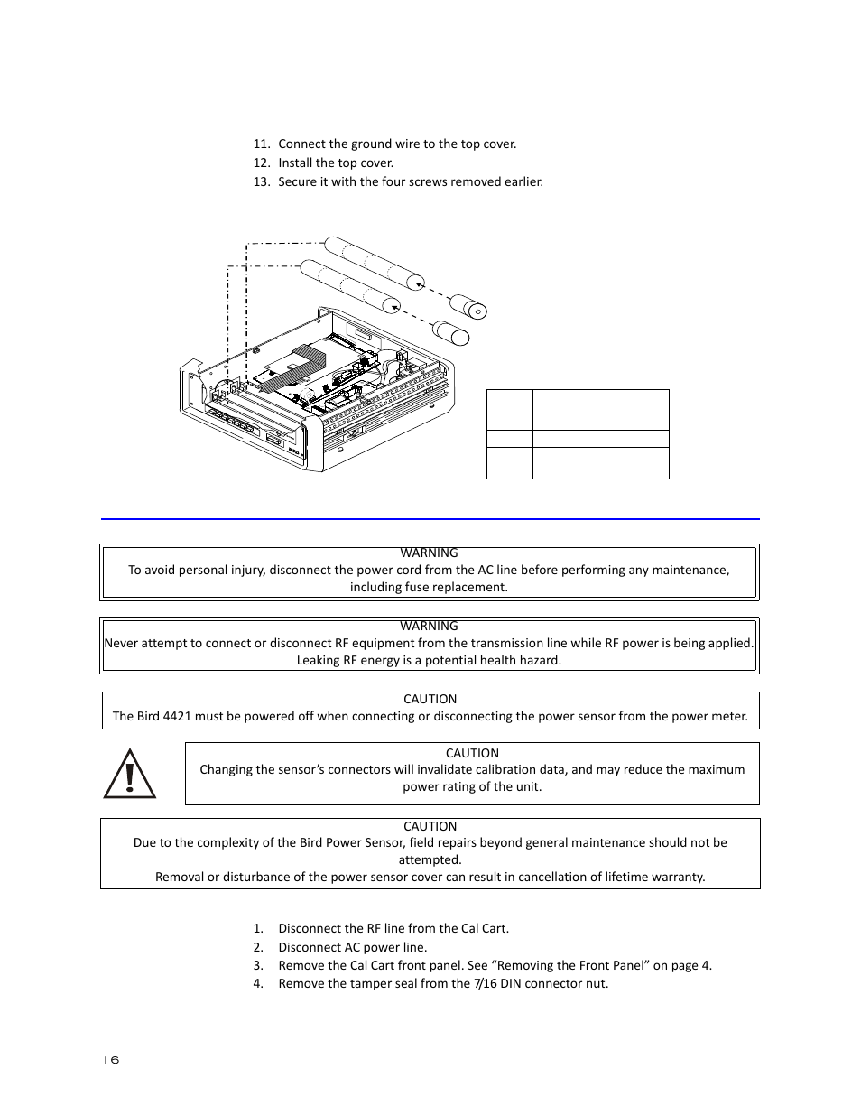 Bird Technologies SCC7 Series-Manual User Manual | Page 30 / 45
