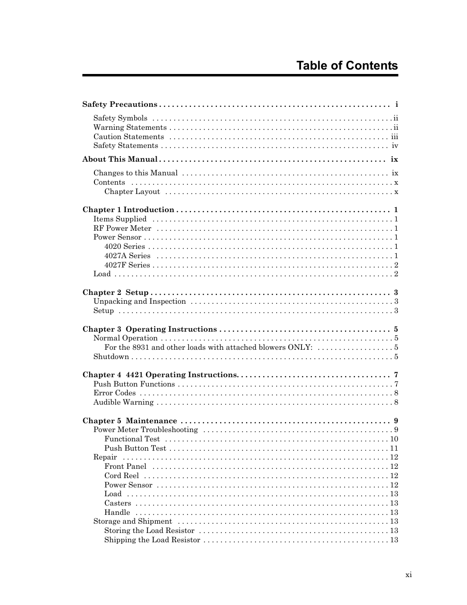Bird Technologies MSCC7 Series-Manual User Manual | Page 13 / 35
