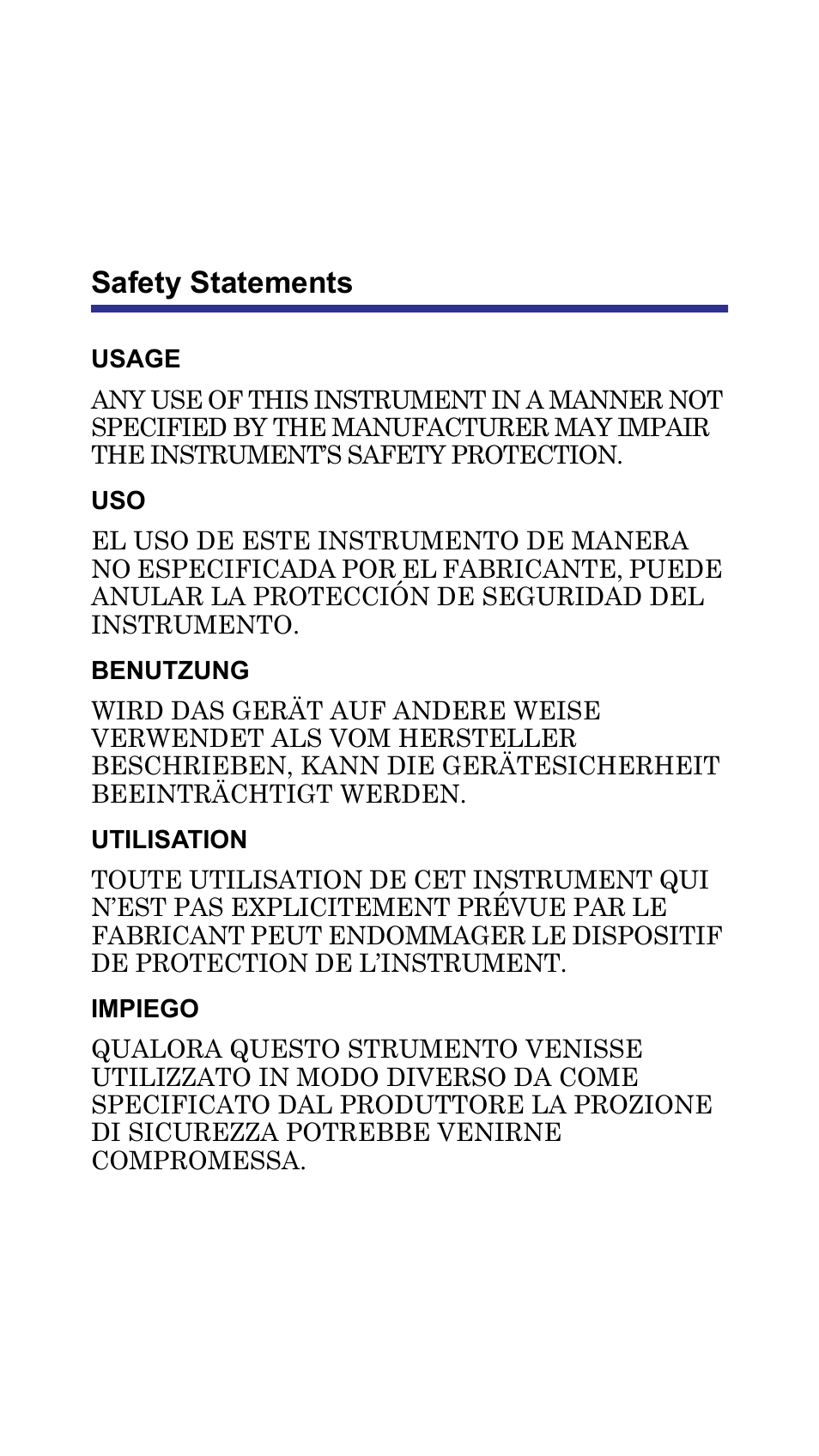 Safety statements | Bird Technologies 7022-Manual User Manual | Page 6 / 27