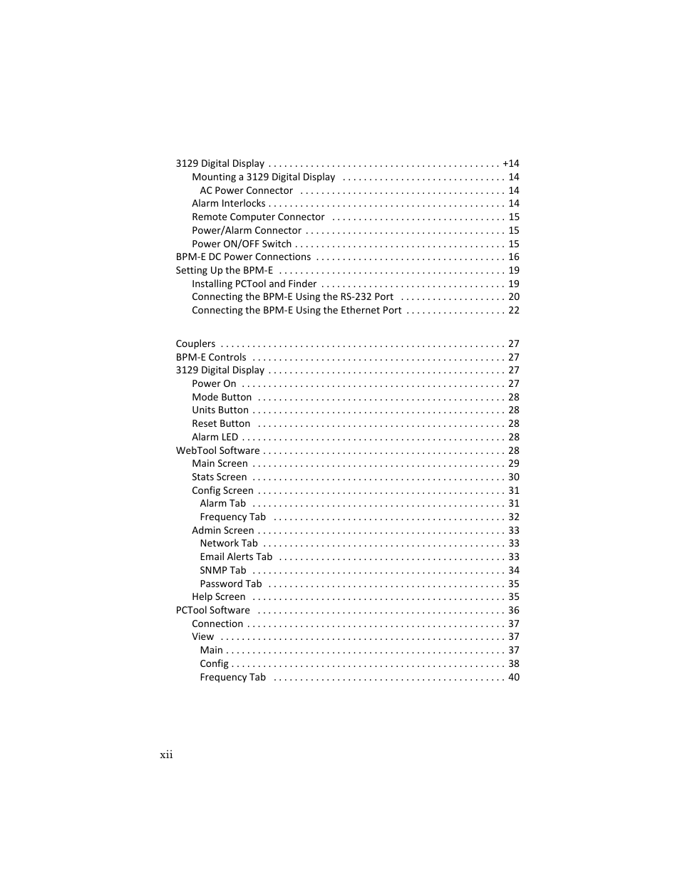 Bird Technologies 3129 Display User Manual | Page 14 / 72