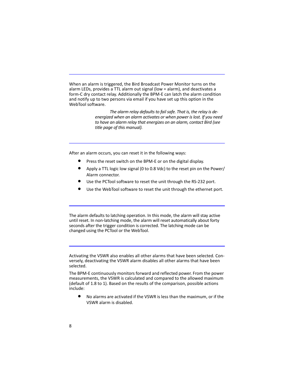 Bird Technologies 3129 Display User Manual | Page 24 / 72