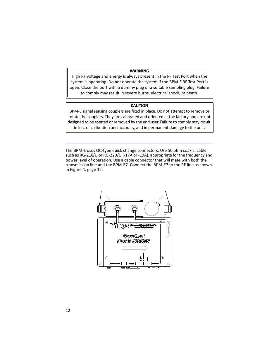 S 12, Bpm-e7 | Bird Technologies 3129 Display User Manual | Page 28 / 72