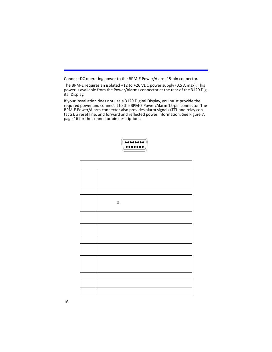 Bpm-e dc power connections | Bird Technologies 3129 Display User Manual | Page 32 / 72