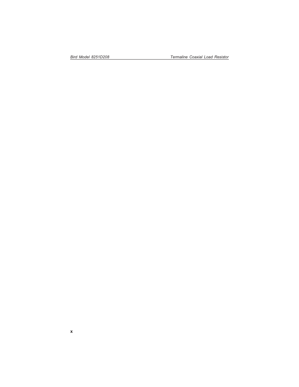 Bird Technologies 8251D208 User Manual | Page 12 / 32