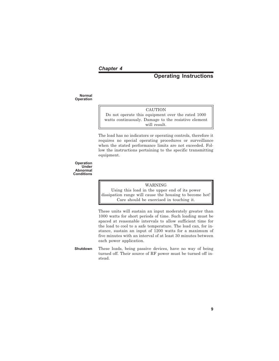 Operating instructions | Bird Technologies 8251D208 User Manual | Page 21 / 32