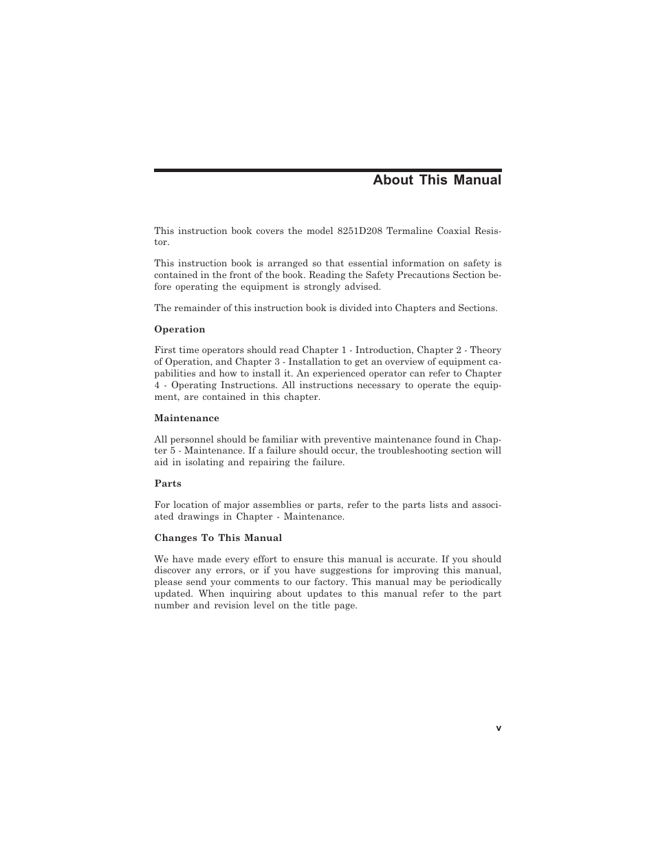 About this manual | Bird Technologies 8251D208 User Manual | Page 7 / 32