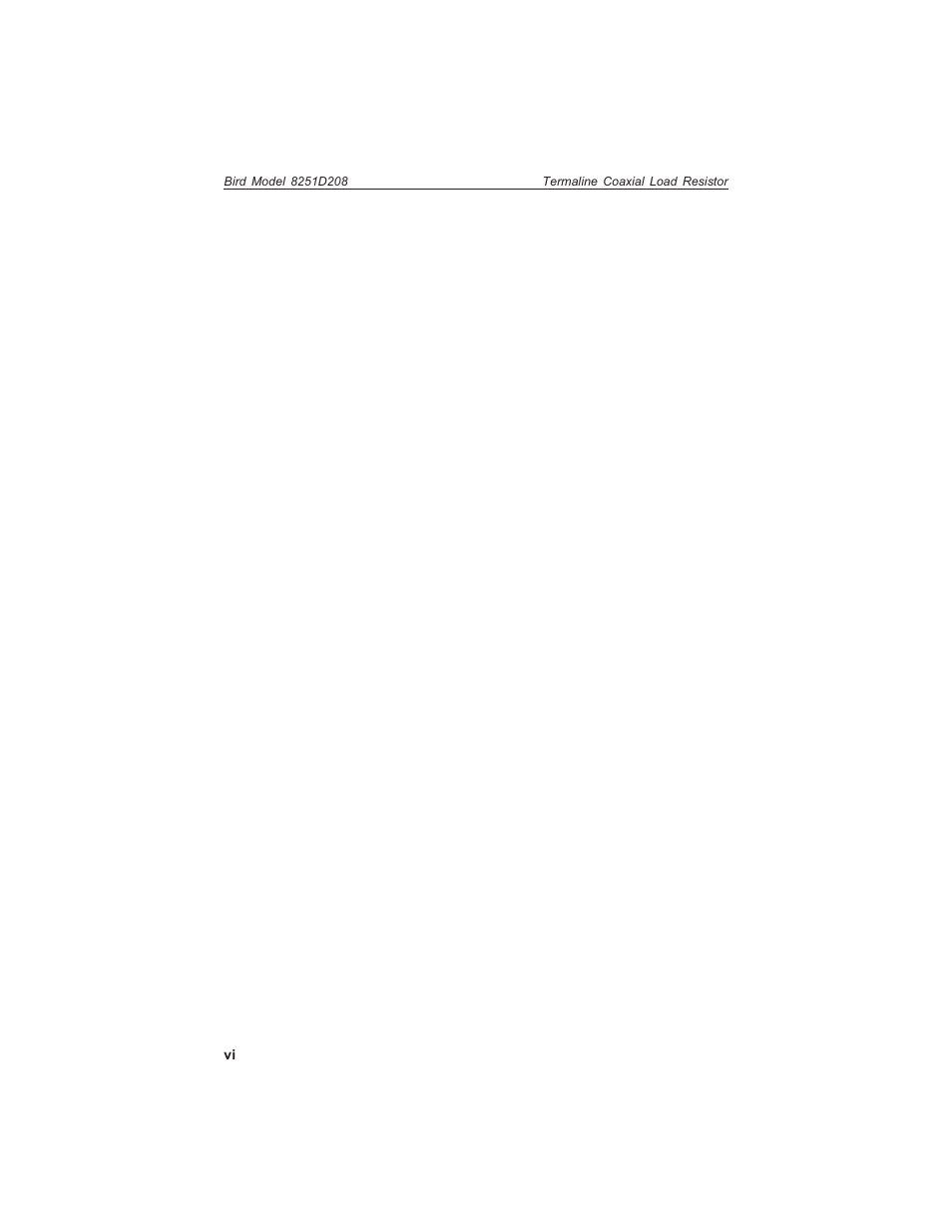 Bird Technologies 8251D208 User Manual | Page 8 / 32