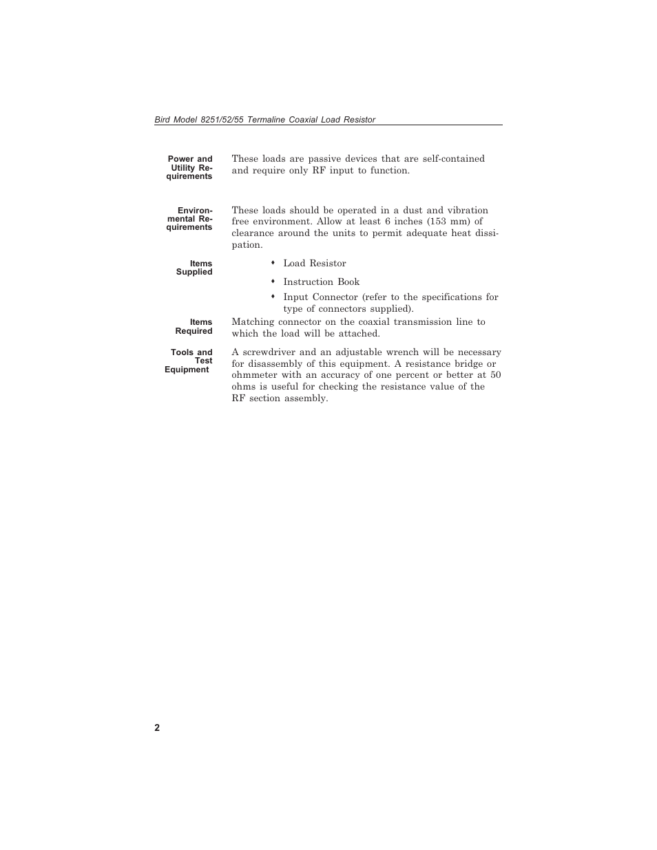Bird Technologies 8255 User Manual | Page 14 / 32