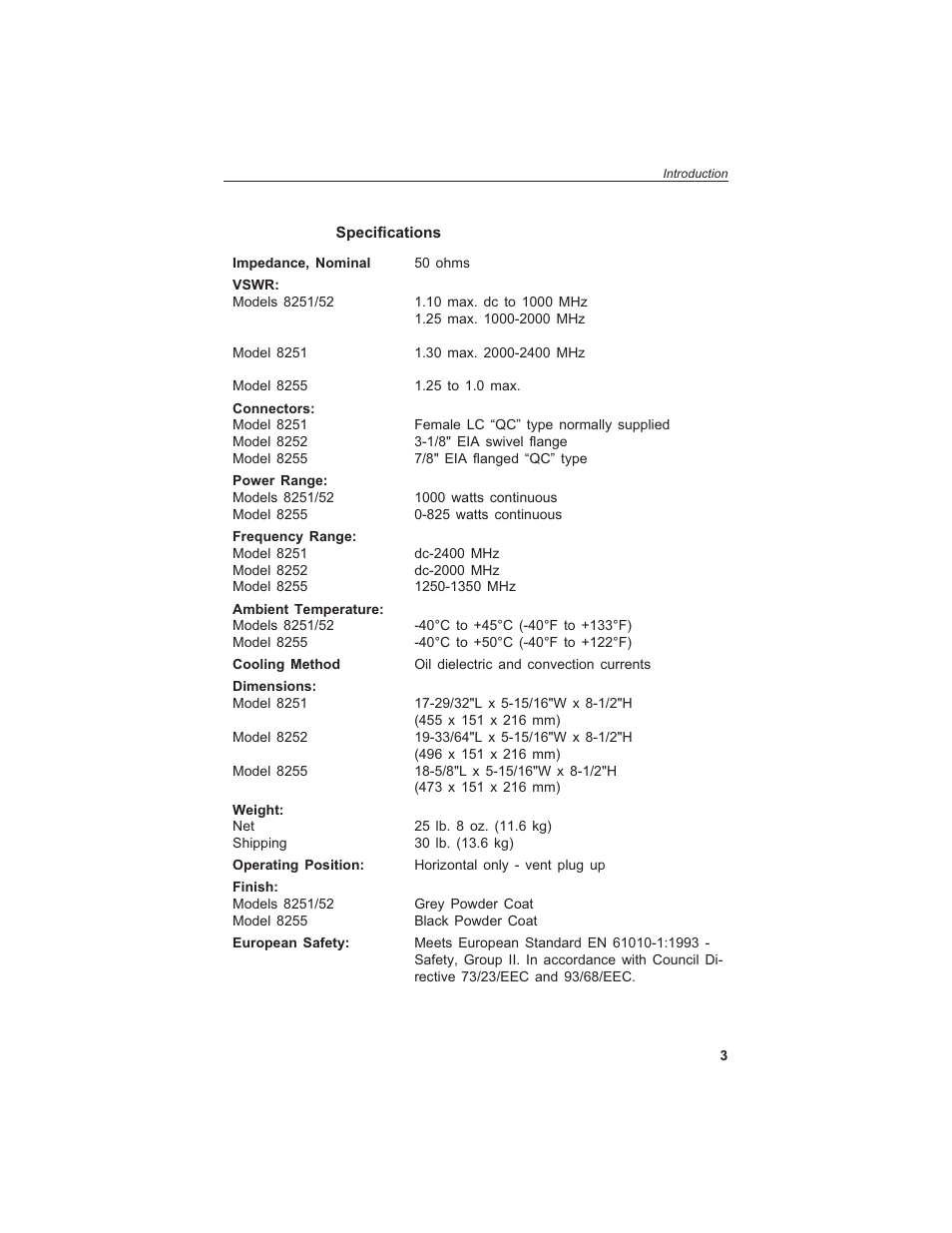Bird Technologies 8255 User Manual | Page 15 / 32