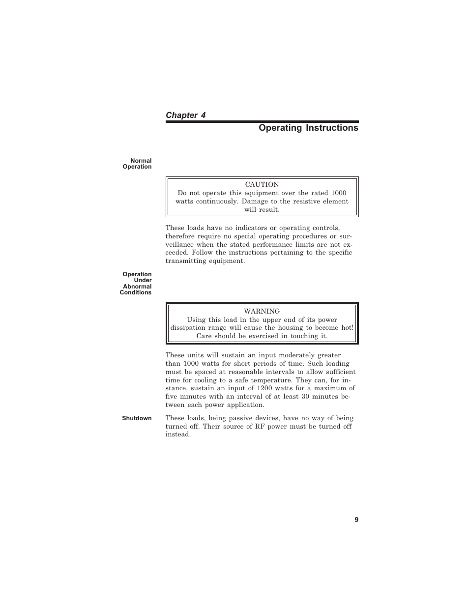 Operating instructions | Bird Technologies 8255 User Manual | Page 21 / 32