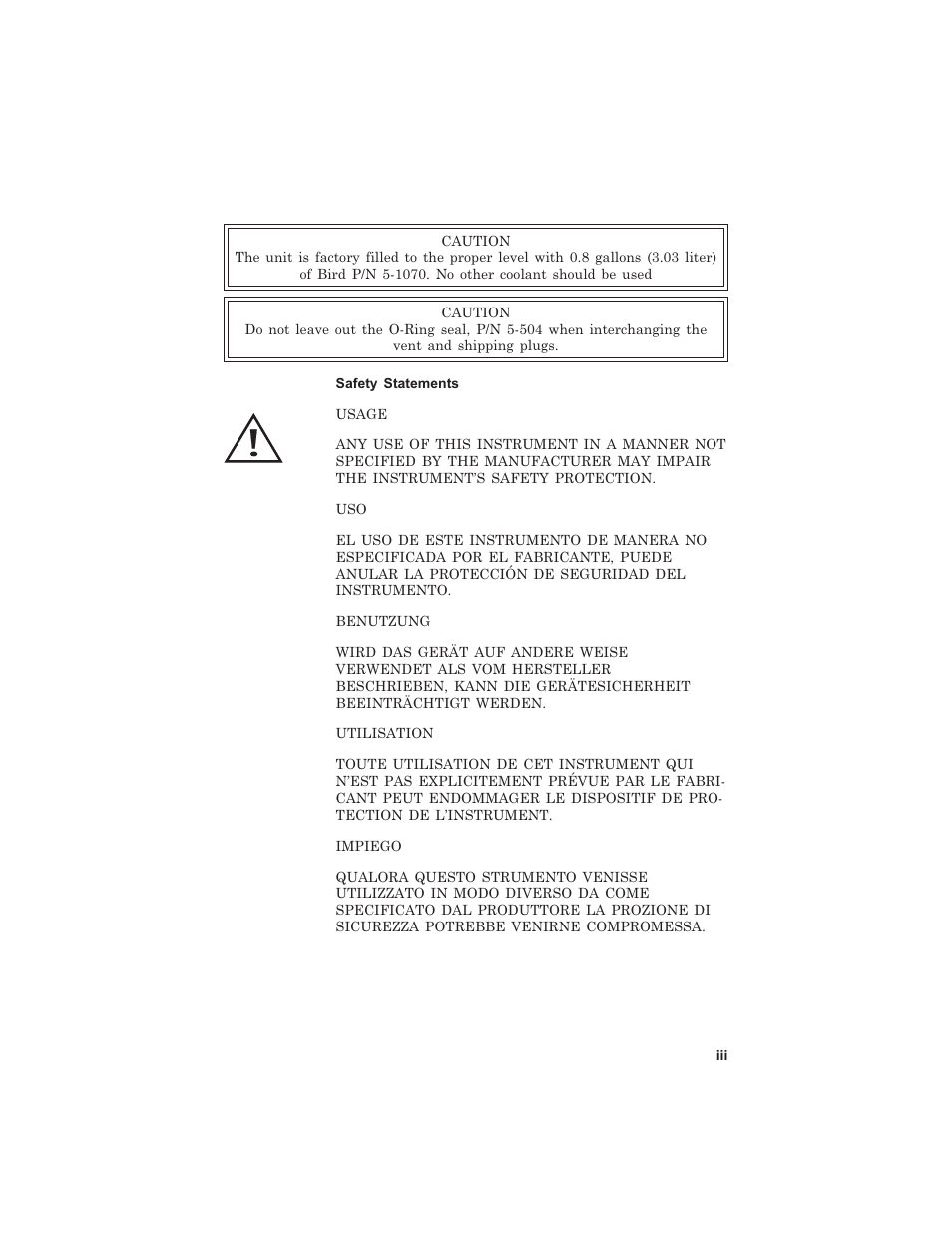 Bird Technologies 8255 User Manual | Page 5 / 32