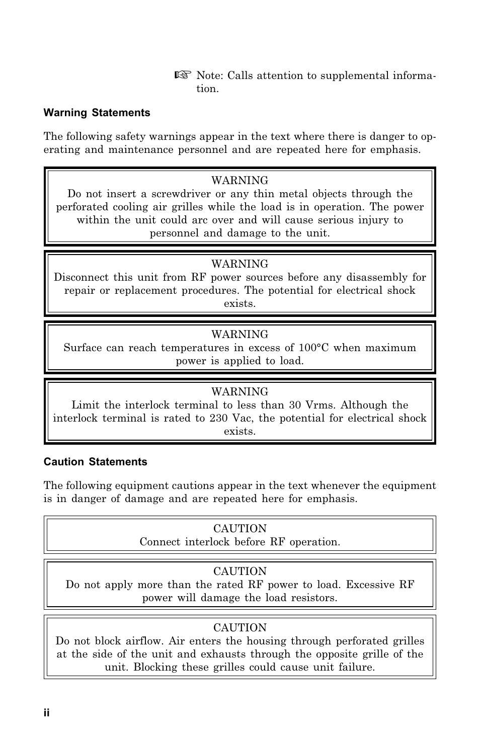 Bird Technologies 8578A100GIG User Manual | Page 4 / 29