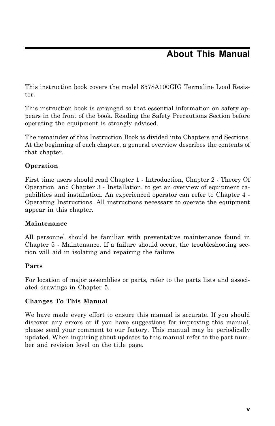 About this manual | Bird Technologies 8578A100GIG User Manual | Page 7 / 29