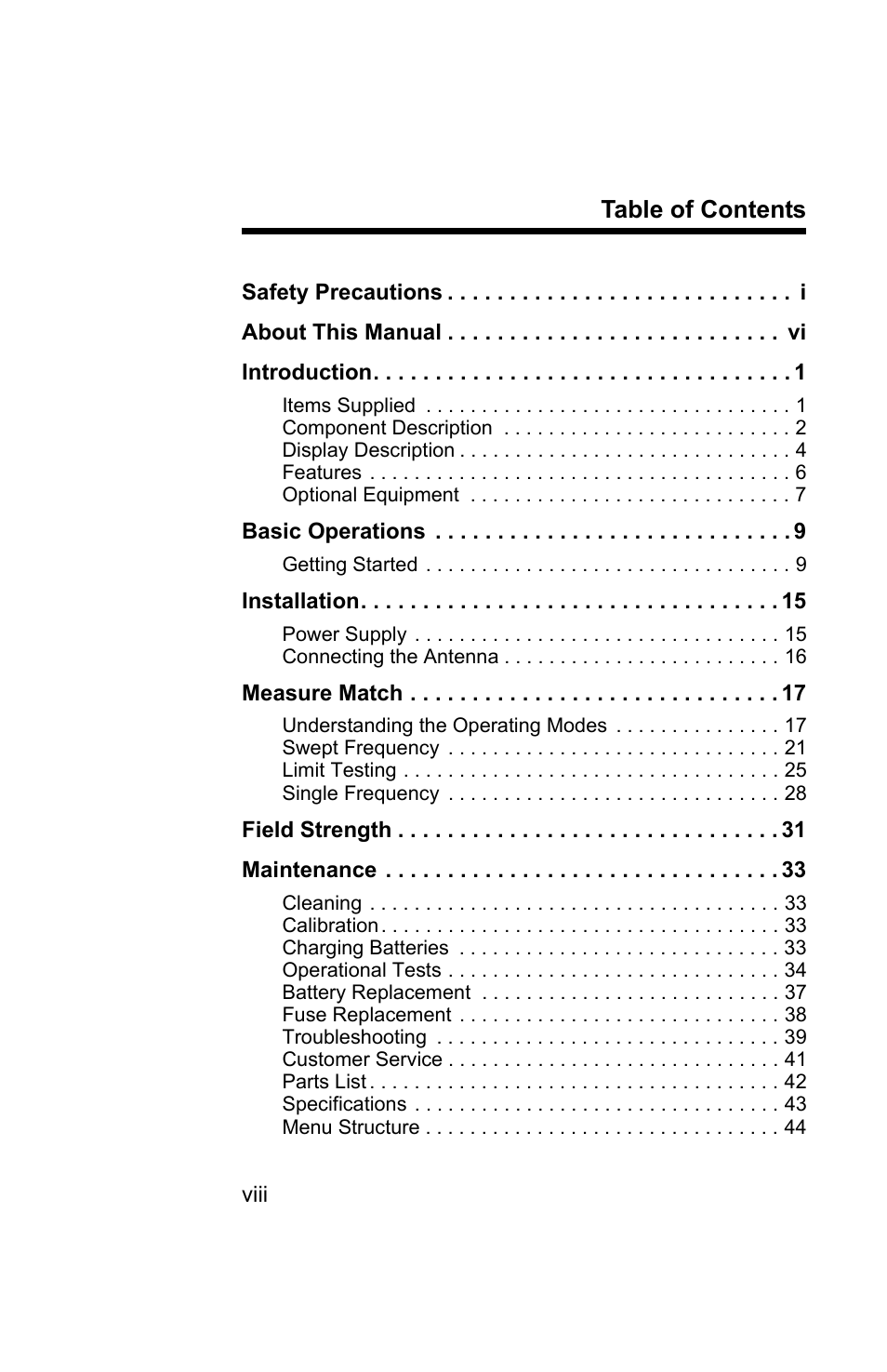 Bird Technologies AT100 User Manual | Page 10 / 55