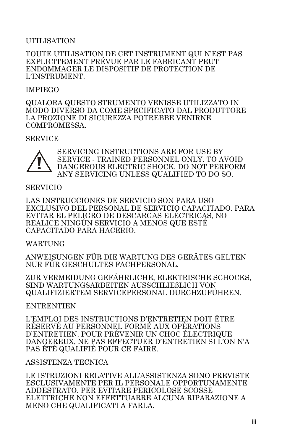Bird Technologies SA-4000 User Manual | Page 5 / 124