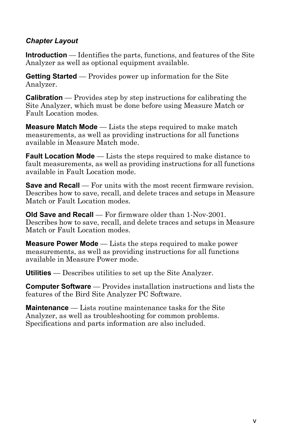 Bird Technologies SA-4000 User Manual | Page 7 / 124