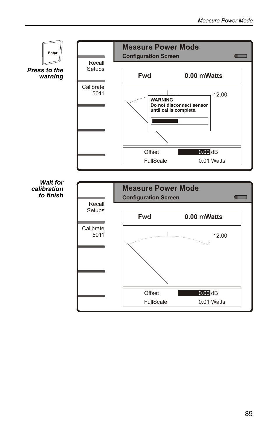 Measure power mode | Bird Technologies SA-4000 User Manual | Page 99 / 124