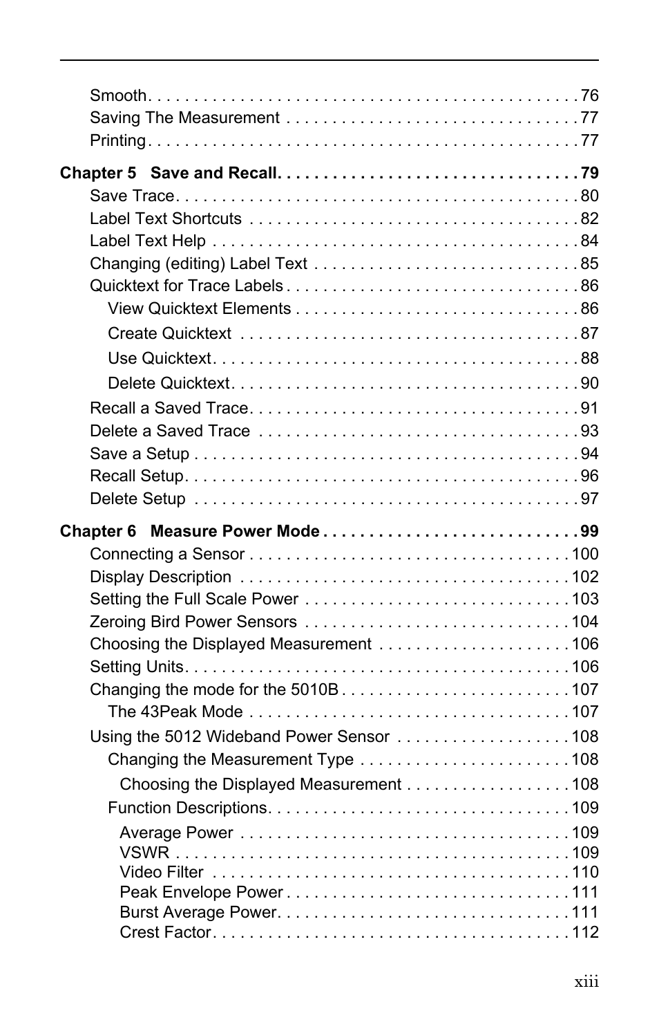 Bird Technologies SA-6000EX User Manual | Page 13 / 162