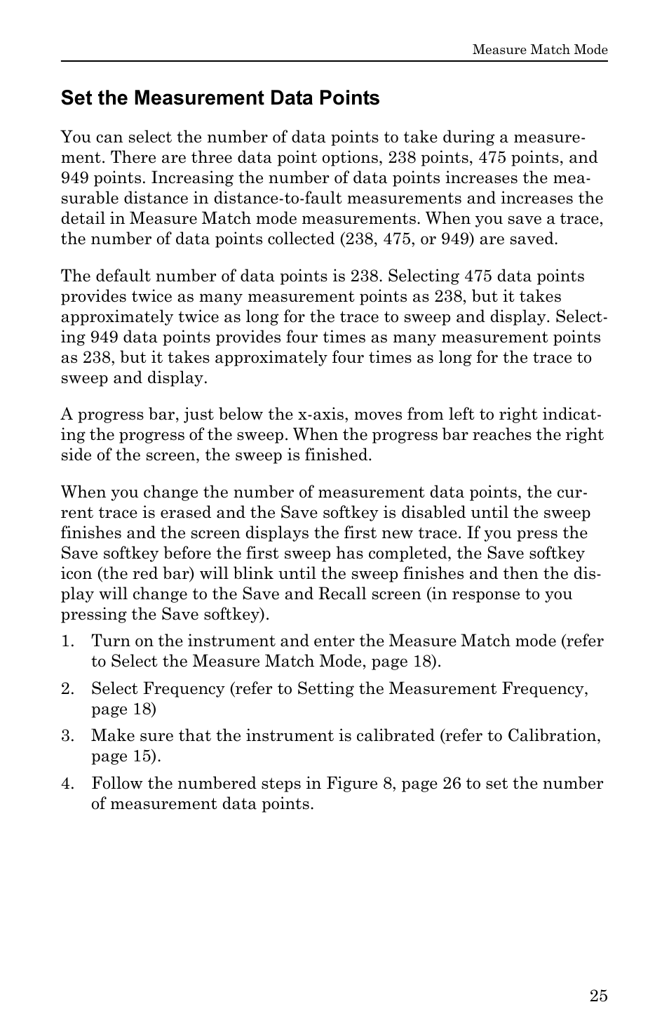 Set the measurement data points | Bird Technologies SA-6000EX User Manual | Page 41 / 162