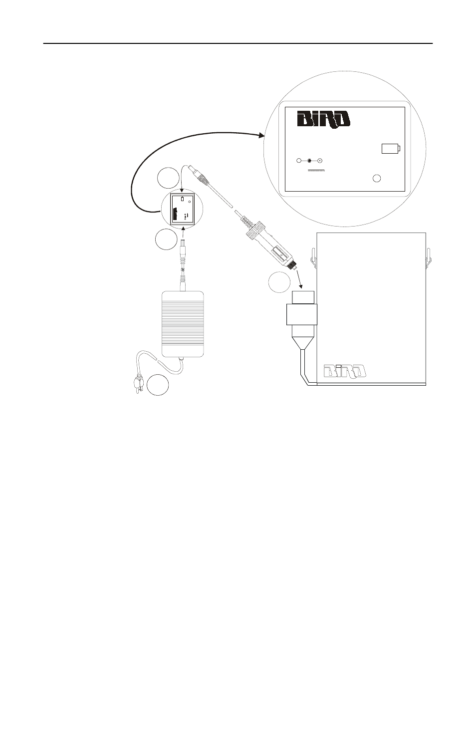 Sa-batpak charger, Bird site analyzer, Sa-batpak | Electronic corporation | Bird Technologies SA-1700-P User Manual | Page 22 / 114