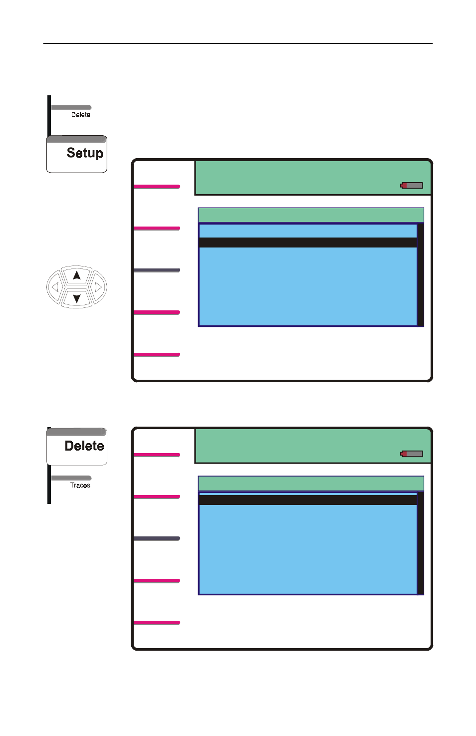 Delete setup | Bird Technologies SA-1700-P User Manual | Page 79 / 114