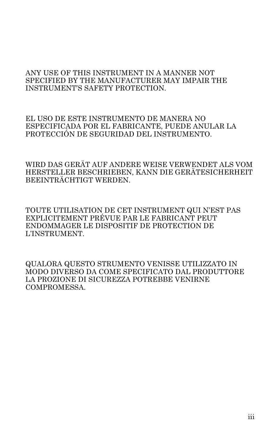 Safety statements | Bird Technologies SignalHawk User Manual | Page 5 / 38