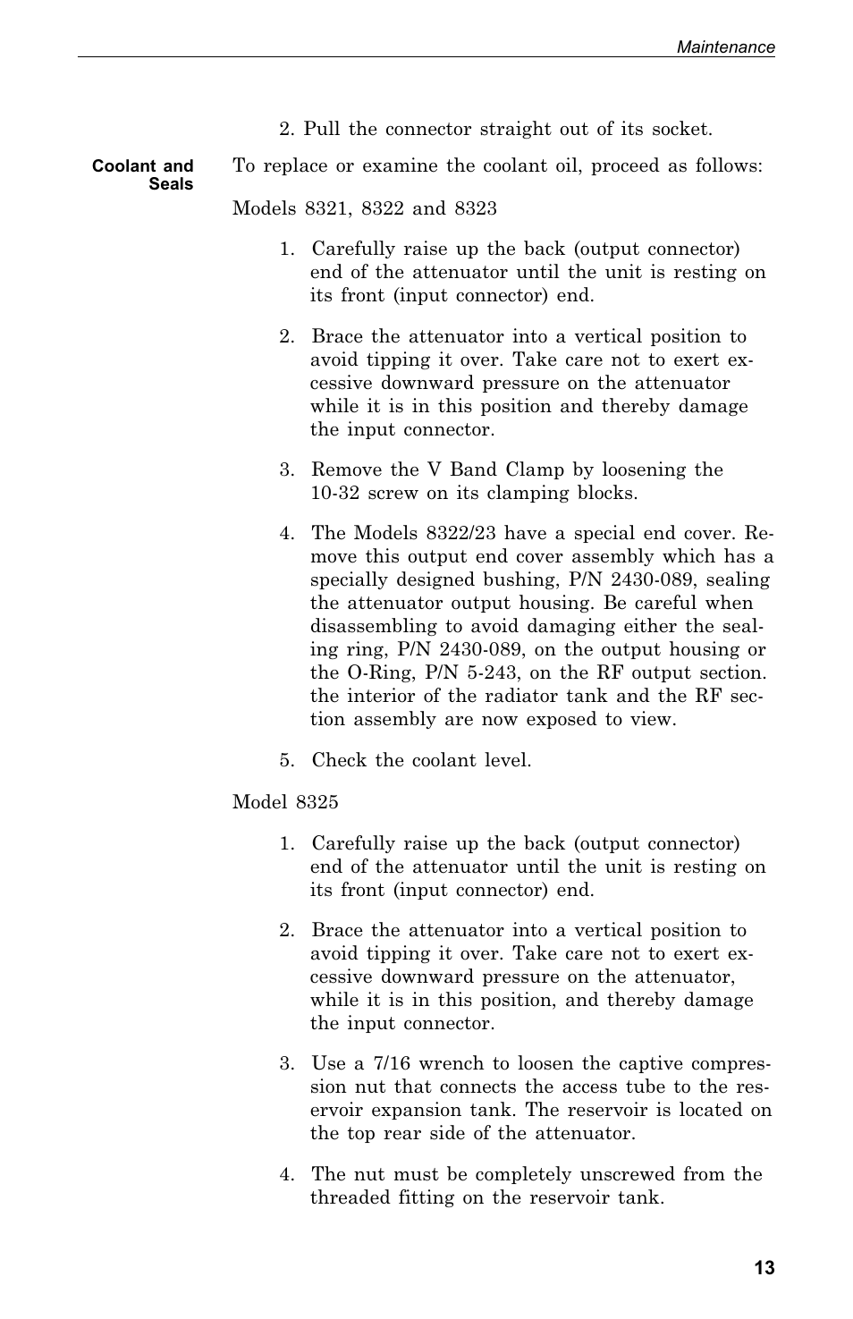 Bird Technologies 8320 User Manual | Page 23 / 28