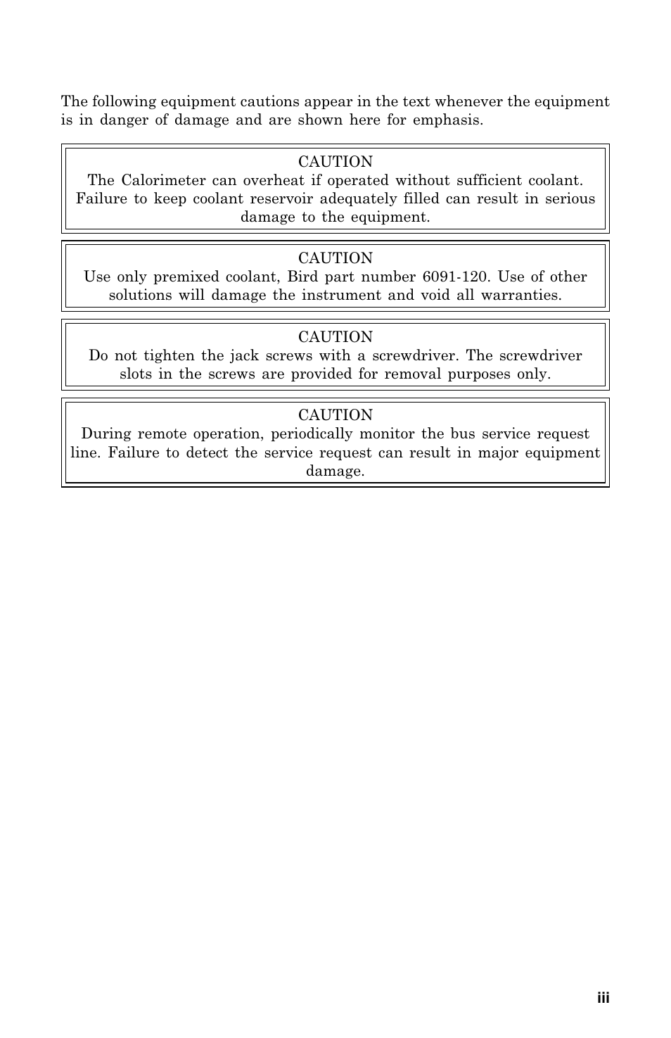 Bird Technologies 8320 User Manual | Page 5 / 28