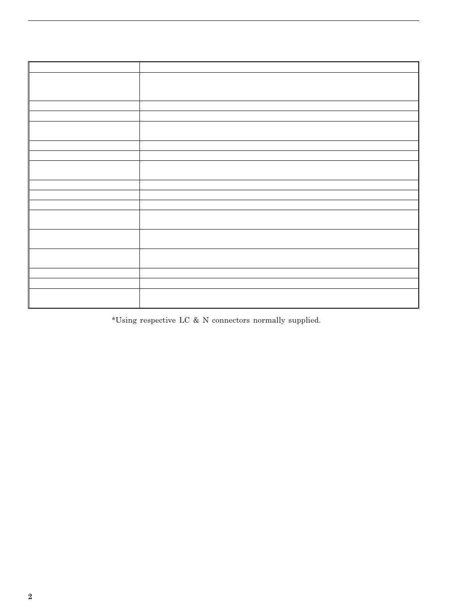 Specifications | Bird Technologies 8327-300 User Manual | Page 12 / 27