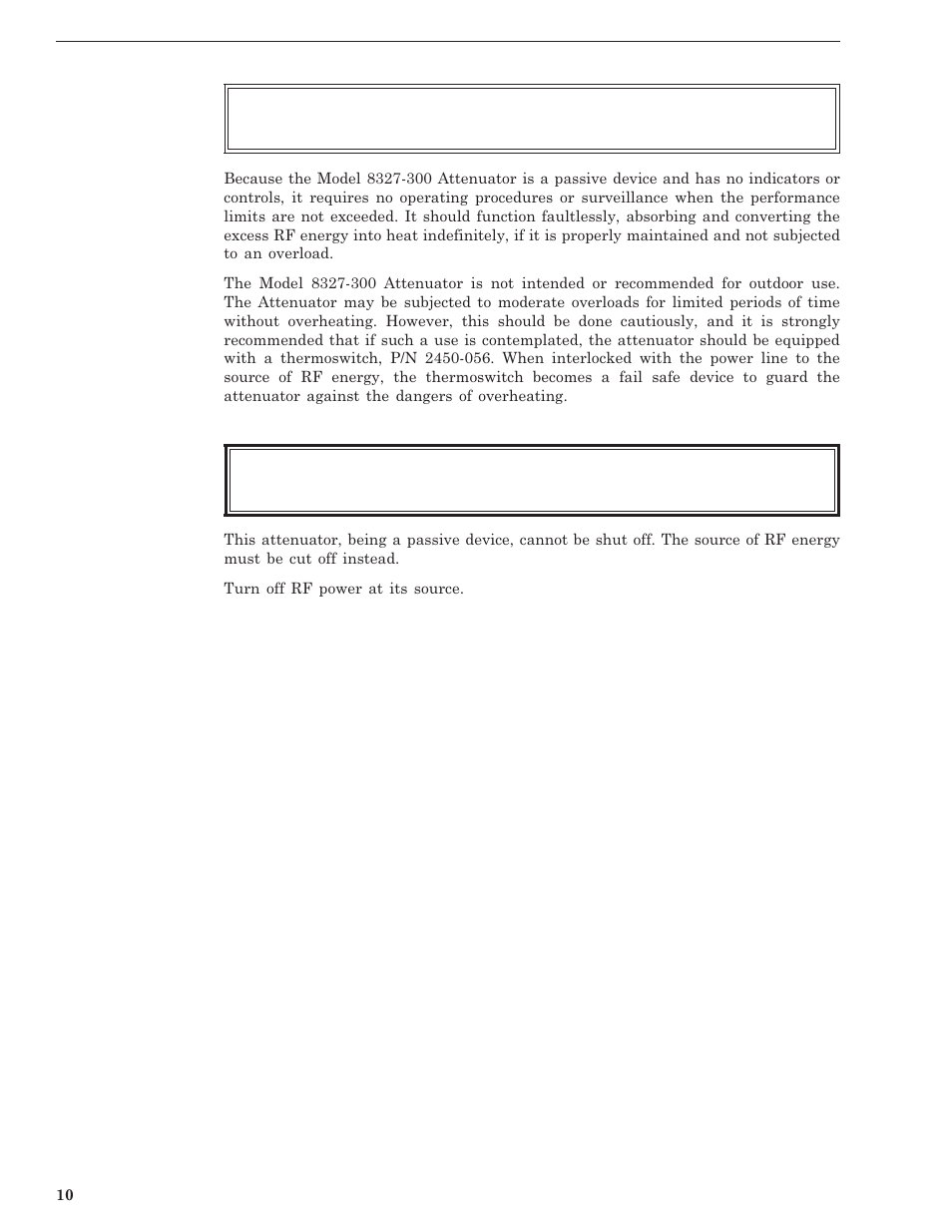 Bird Technologies 8327-300 User Manual | Page 20 / 27