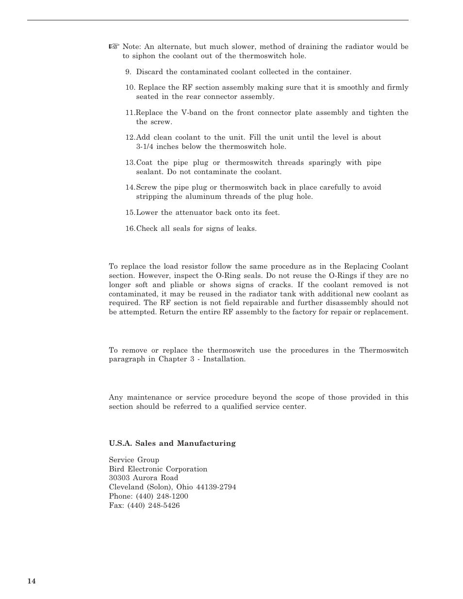 Bird Technologies 8327-300 User Manual | Page 24 / 27