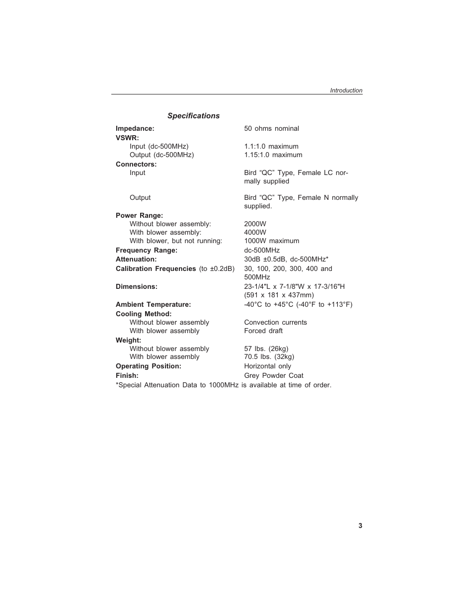 Bird Technologies 8329-300 User Manual | Page 13 / 35