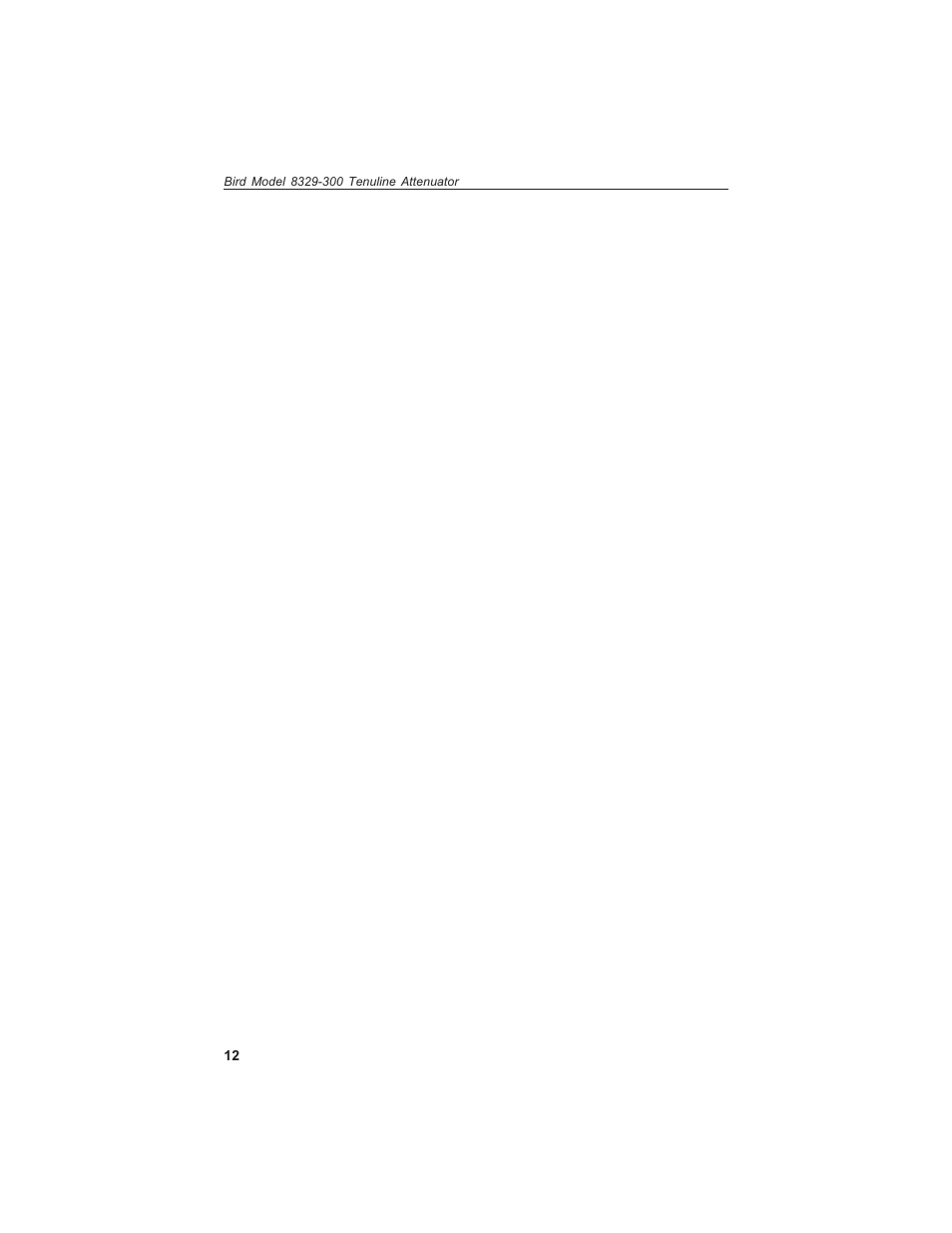 Bird Technologies 8329-300 User Manual | Page 22 / 35