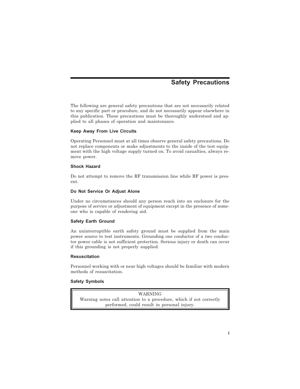 Safety precautions | Bird Technologies 8329-300 User Manual | Page 3 / 35