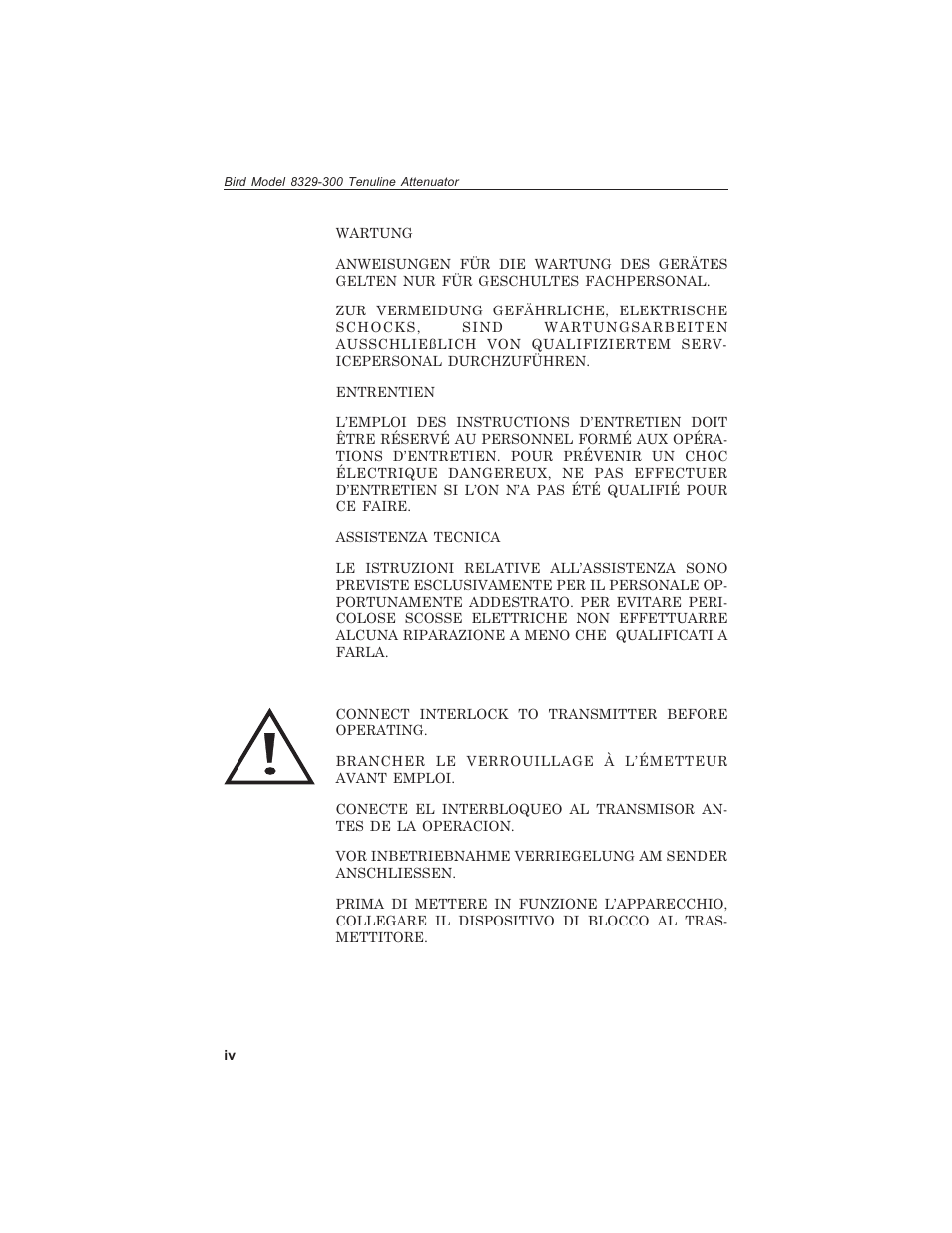Bird Technologies 8329-300 User Manual | Page 6 / 35