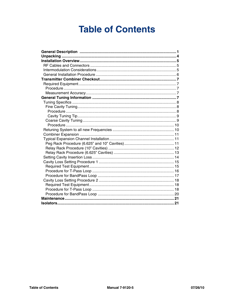 Bird Technologies 73-67-25 Series User Manual | Page 5 / 32