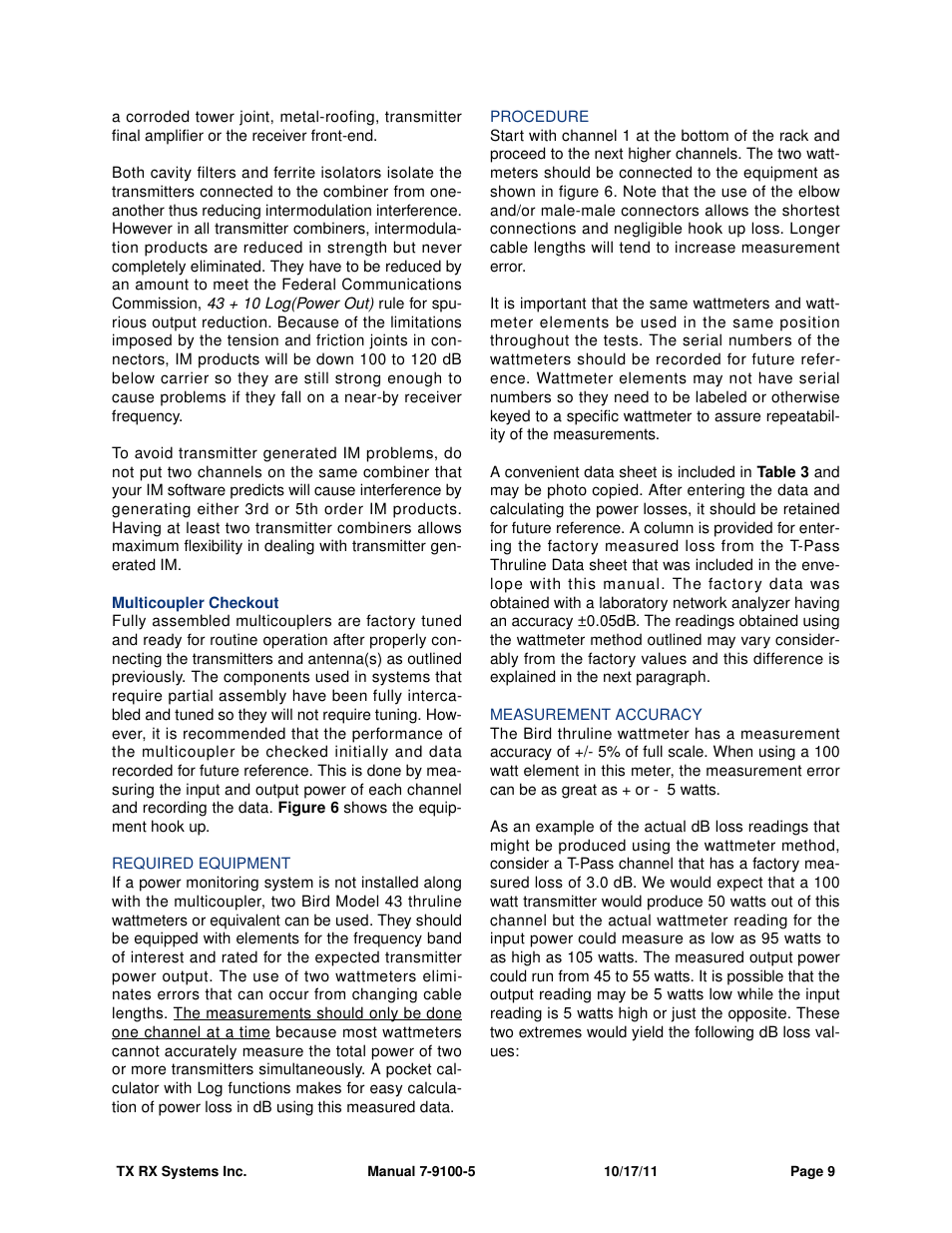 Bird Technologies 21-87A-11-xx-T Series-Manual User Manual | Page 15 / 36