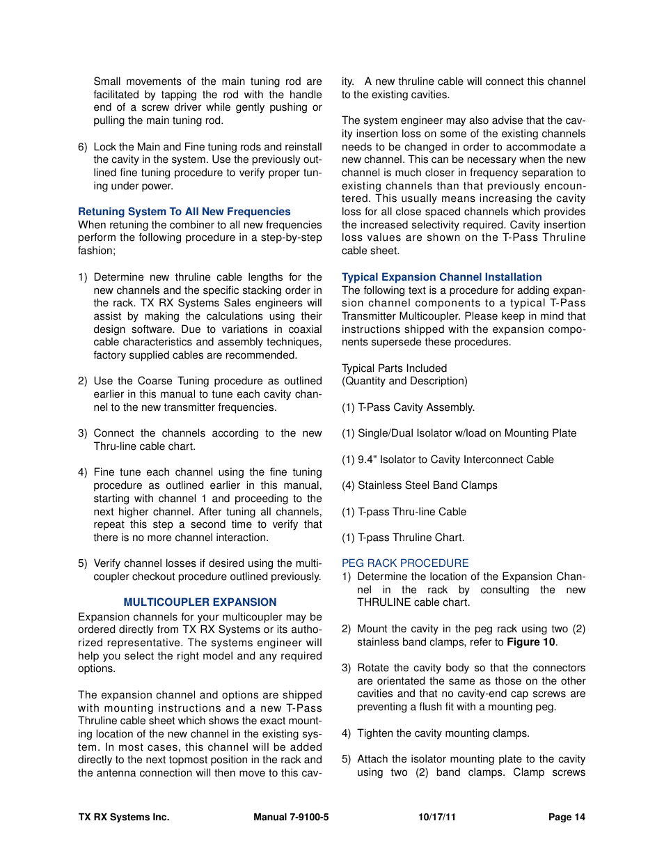 Bird Technologies 21-87A-11-xx-T Series-Manual User Manual | Page 20 / 36