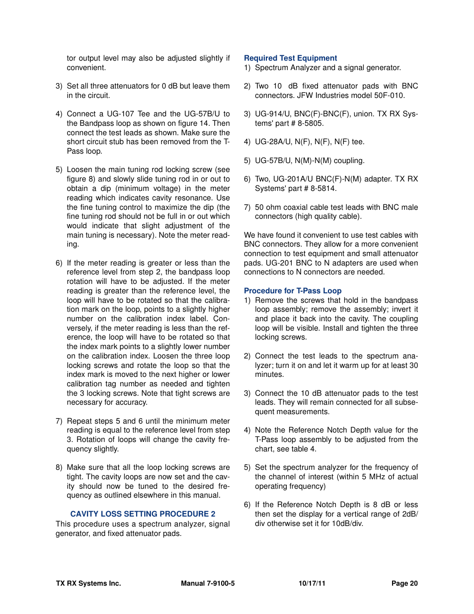 Bird Technologies 21-87A-11-xx-T Series-Manual User Manual | Page 26 / 36