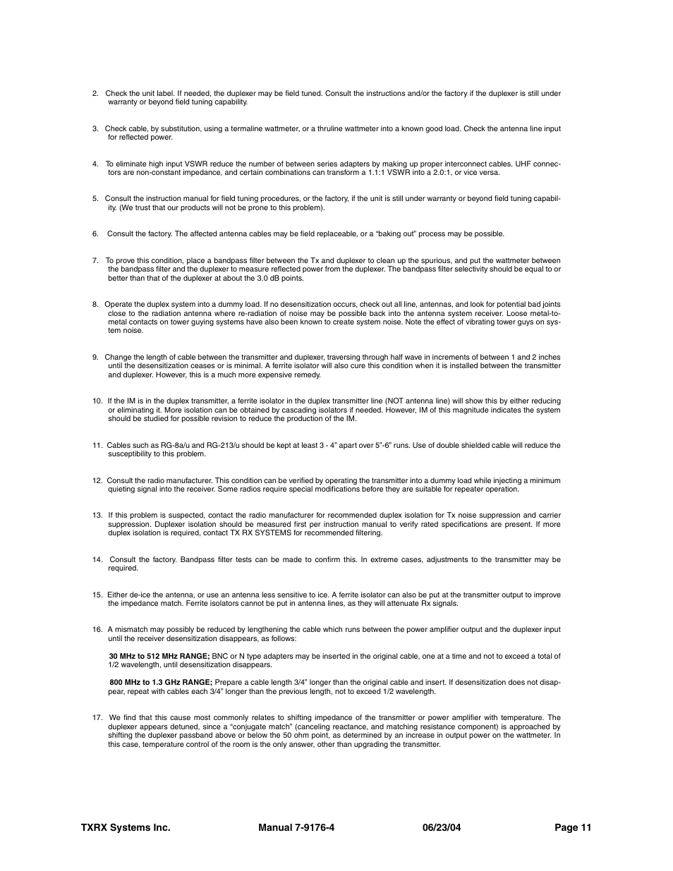 Bird Technologies 28-88-04B User Manual | Page 15 / 20