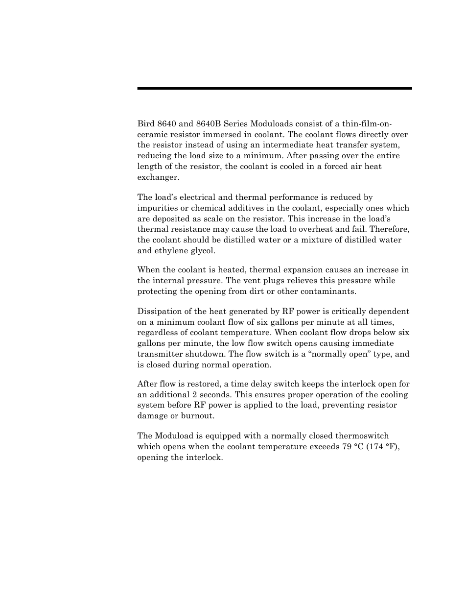 Chapter 2 theory of operation | Bird Technologies 8640B Series User Manual | Page 14 / 44