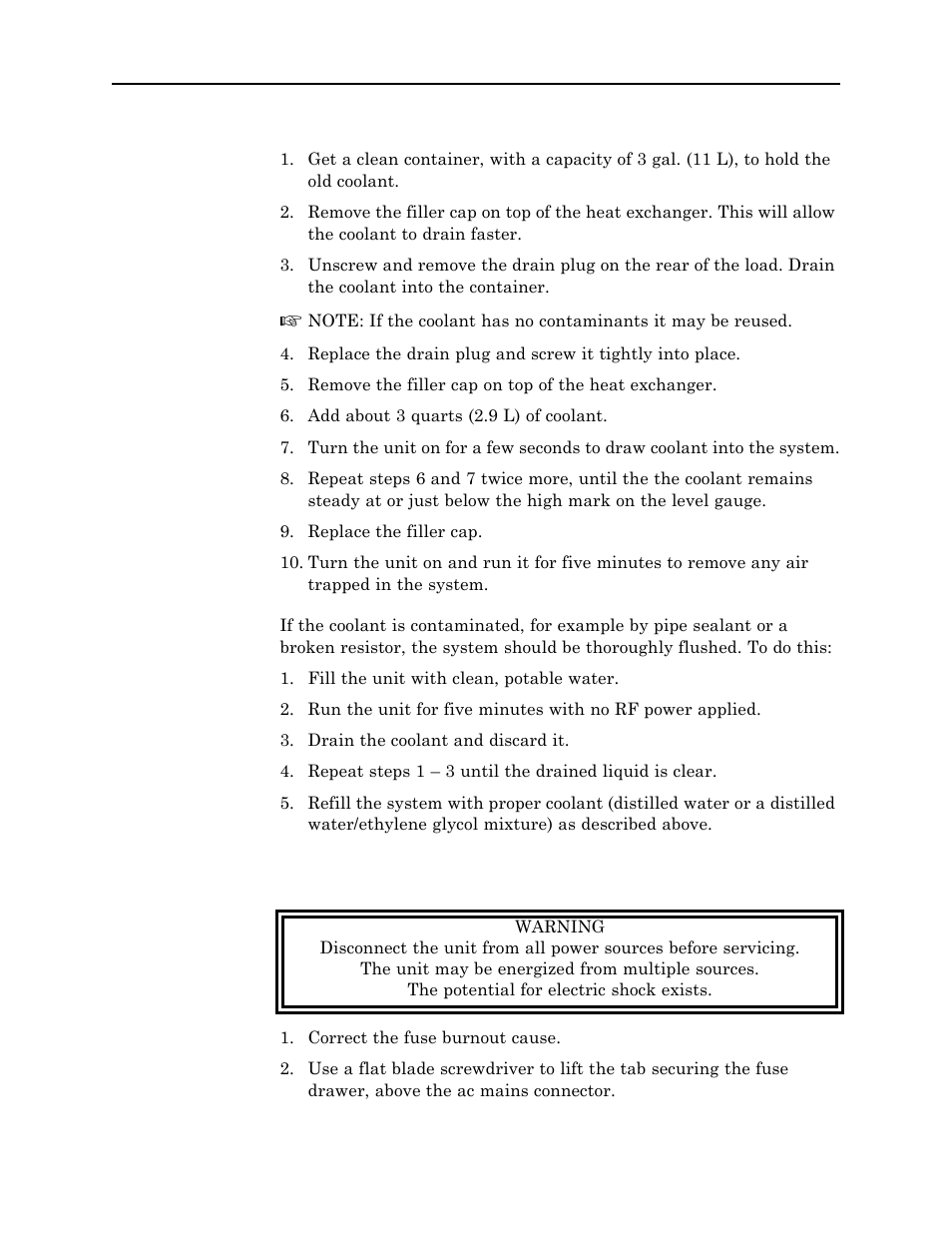 Repair | Bird Technologies 8640B Series User Manual | Page 27 / 44